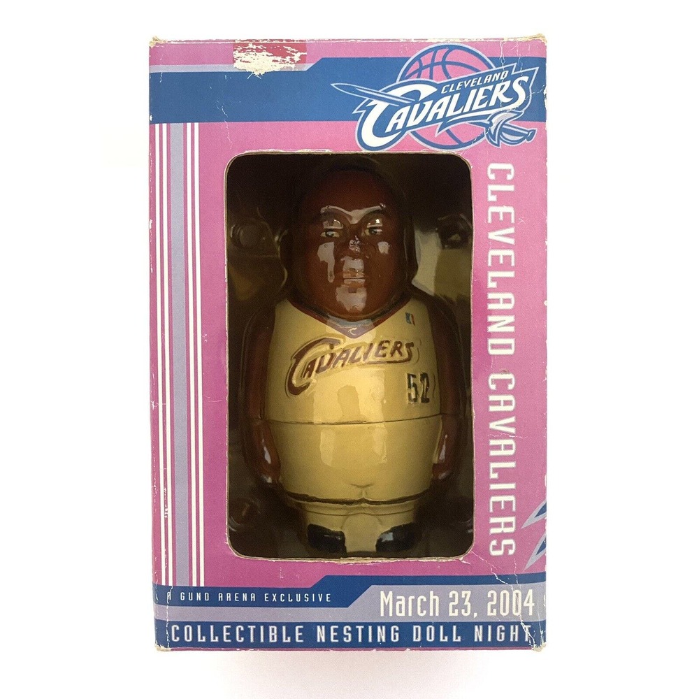 Cleveland Cavaliers Collectible Nesting Doll 2004 Diop, Williams, Wagner Collect